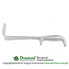 Doyen Vaginal Speculum Slightly Concave-Fig. 4 Stainless Steel, Blade Size 175 x 60 mm